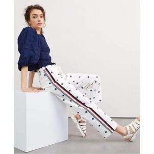 Anthropologie Embroidered Bumble Bee Track Pants!
